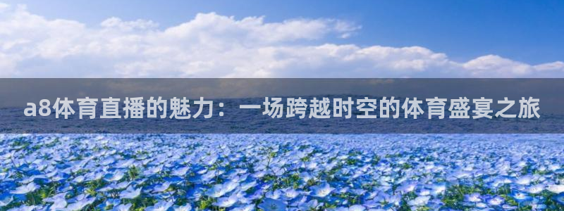 a8体育直播的魅力：一场跨越时空的体育盛宴之旅